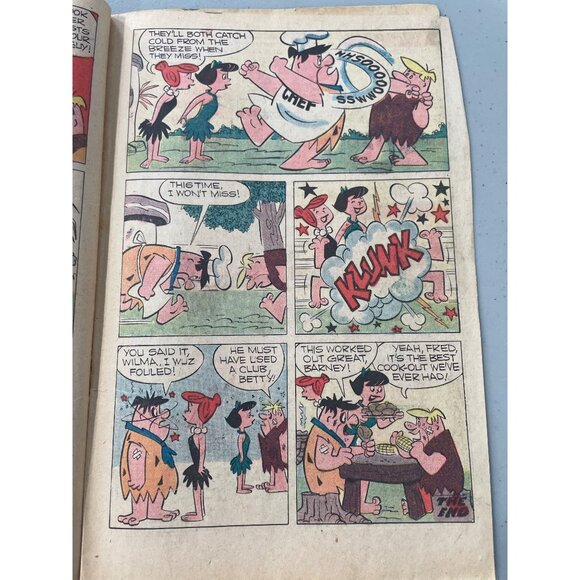 Charlton Comics The Flintstones And Pebbles #3 1971 Hanna Barbera Bagged Boarded - Picture 4 of 6